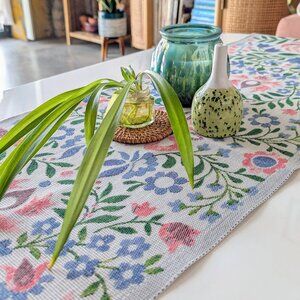 Ekelund Weavers Akvarell Organic Cotton Table Runner 14" x 47"